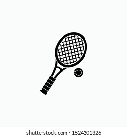 tennis sign icon vector isolated