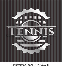 Tennis silver emblem