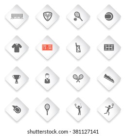 Tennis  simply symbols for web and user interface