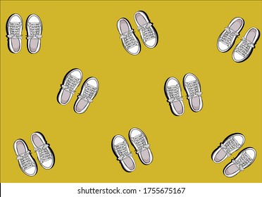 Tennisschuhdesign 