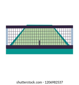 tennis sport court icon