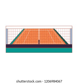 tennis sport court icon