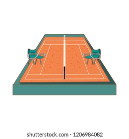 tennis sport court icon