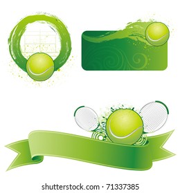 tennis sport design element