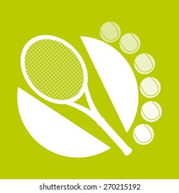 tennis sport design, vector illustration eps10 graphic 