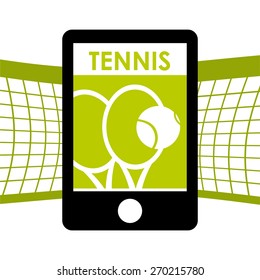 tennis sport design, vector illustration eps10 graphic 