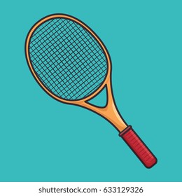 tennis sport equipment icon