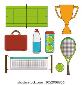 Tennis sport game 