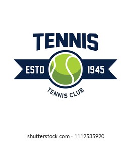 Tennis sport icon logo vector