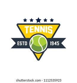 Tennis sport icon logo vector