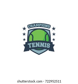 Tennis sport icon logo vector