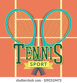 Tennis Sport Illustration