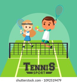 Tennis Sport Illustration