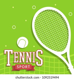 Tennis Sport Illustration