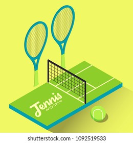Tennis Sport Illustration