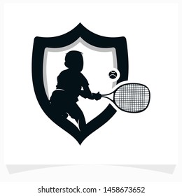 Tennis Sport Logo Design Template