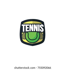Tennis sport logo & emblem vector