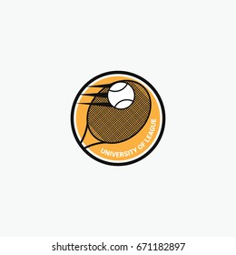 Tennis sport logo vector