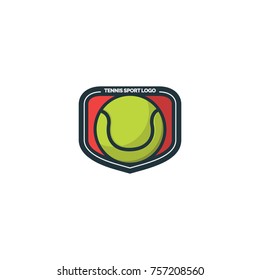 Tennis sport logo vector