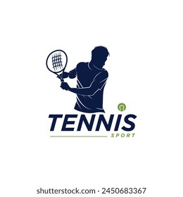 Tenis Sport Silhouette Logo Diseños Plantilla