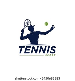 Tenis Sport Silhouette Logo Diseños Plantilla