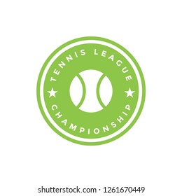 Tennis sport vector graphic design template illustration