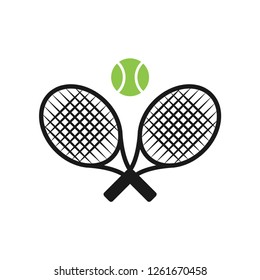 Tennis sport vector graphic design inspiration template