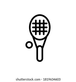 tennis  (Sports) icon outline vector 