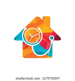 Tennis stethoscope vector logo design. Sports health and care logo concept.	