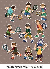 tennis stickers