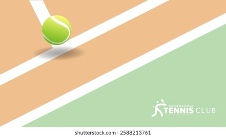 Tennis symbol with tennis racket and tennis ball, Illustrations for use in online sporting events , Illustration Vector EPS 10