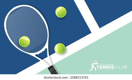 Tennis symbol with tennis racket and tennis ball, Illustrations for use in online sporting events , Illustration Vector EPS 10