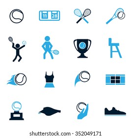 Tennis symbol for web icons