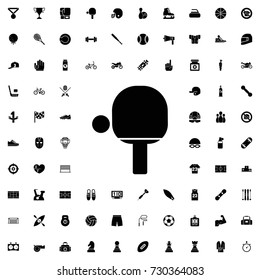 Tennis table icon. set of filled sport icons.