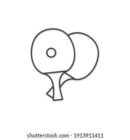 Tennis table icon. Vector illustration eps10