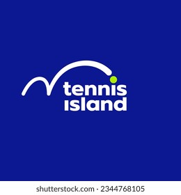 Tennis Team Club Sports Logo Tempalte Vector