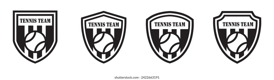 Tennis team logo Icon, vector illustration