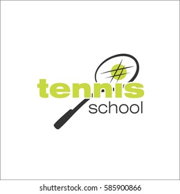Tennis. Template for logo design