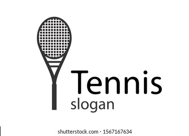 tennis template vector icon illustration.