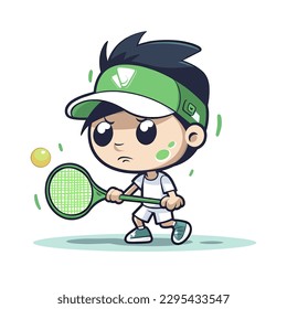 Tennis tournament. Tennis coach. Tennis Club. cartoon vector illustration. label, sticker, t-shirt printing