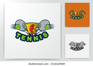 tennis tournament logo Designs Inspiration Isolated on White Background