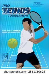 Tennis Tournament, sport poster 02