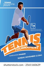 Tennis Tournament, sport poster 02