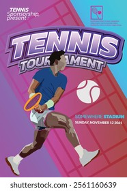 Tennis Tournament, sport poster 02