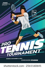 Tennis Tournament, sport poster 02