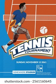 Tennis Tournament, sport poster 02