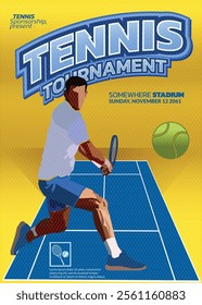 Tennis Tournament, sport poster 02