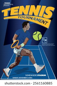 Tennis Tournament, sport poster 02