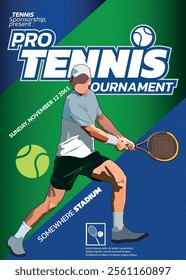 Tennis Tournament, sport poster 02