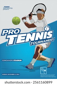 Tennis Tournament, sport poster 02